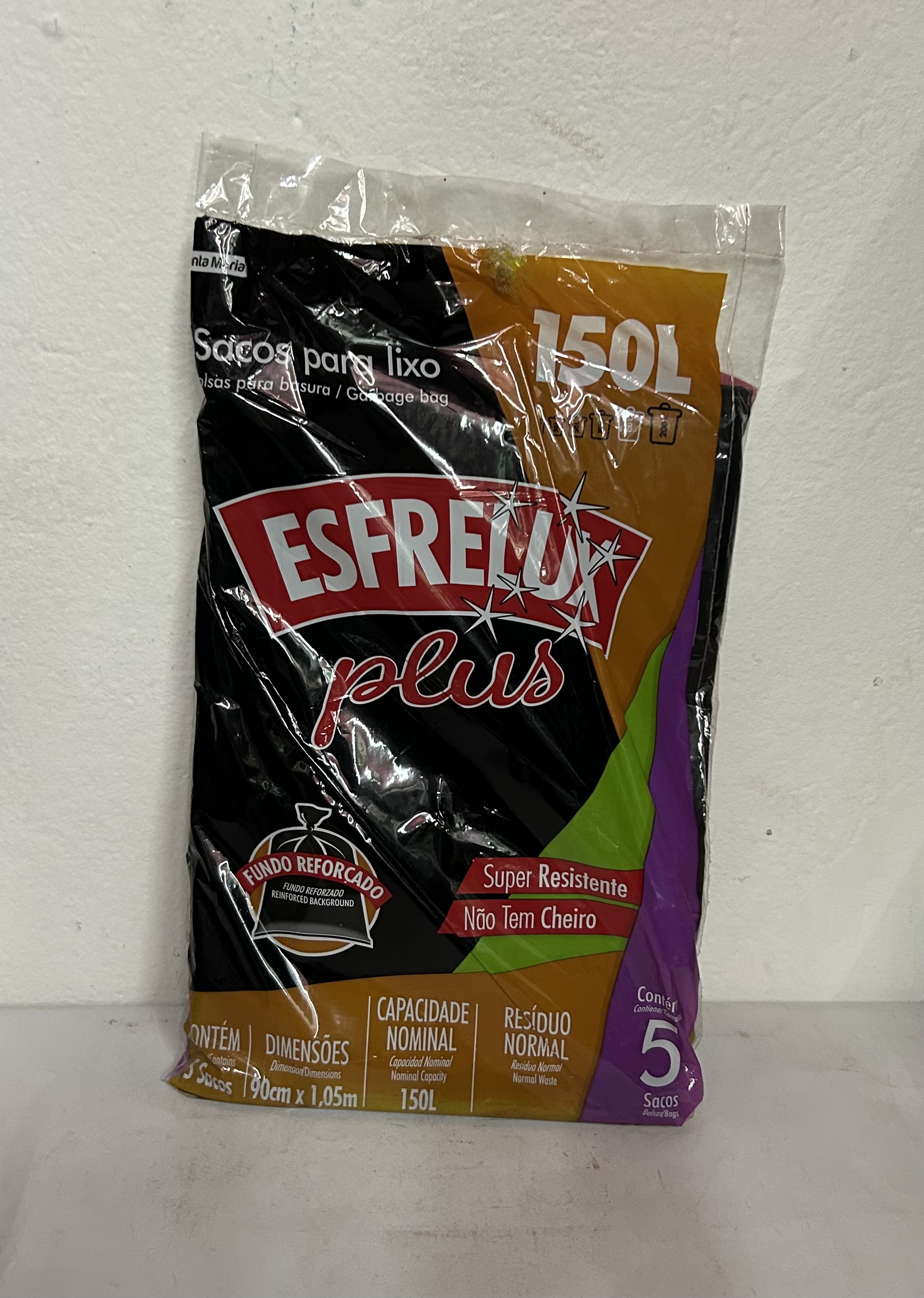 SACO DE LIXO ESFRELUX 150L