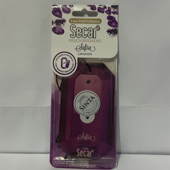 TAG PERFUMADA SAFIRA LAVANDA