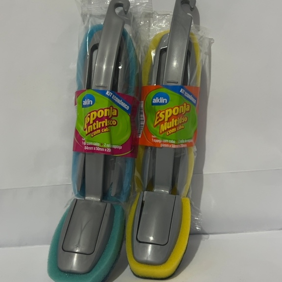 ESPONJA ANTIRRISCO COM CABO ALKLIN