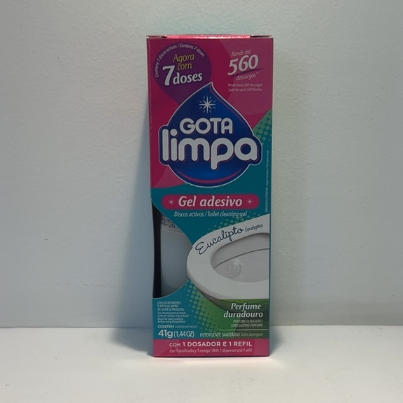 GEL ADESIVO SANITARIO EUCALIPTO 41g(1.44OZ)