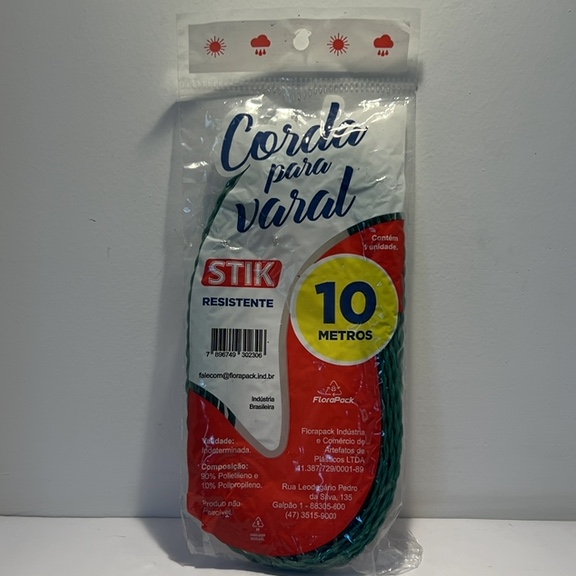 CORDA PARA VARAL STIK RESISTENTE 10METROS