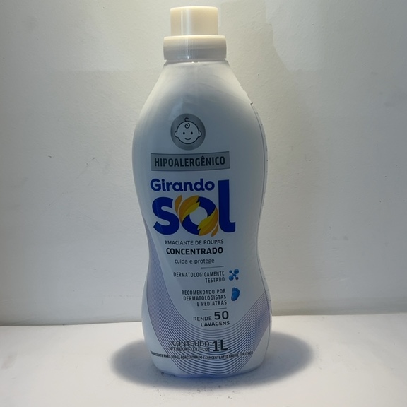 AMACIANTE DE ROUPAS CONCENTRADO HIPOALERGÊNICO GIRA SOL 1L