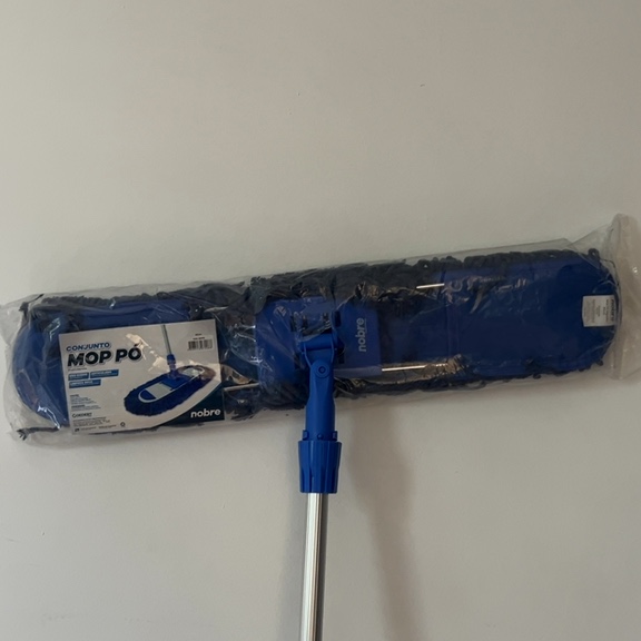 MOP PÓ GOEDERT LIMPEZA SECA ARTICULADO REFIL DE ALGODÃO 60cm cabo 1,4m