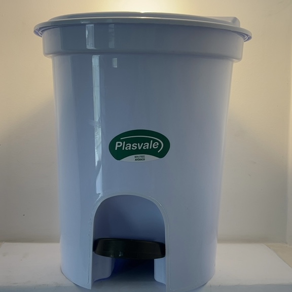 LIXEIRA PLASVALE BRANCA 13L