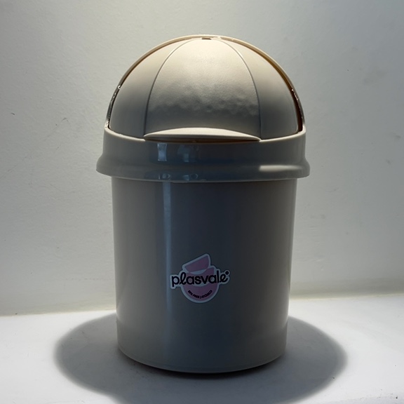 MINI LIXEIRINHA PLASVALE BEGE