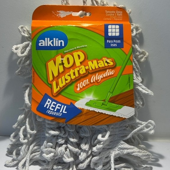 REFIL REPUESTO MOP LUSTRA-MAIS 100% ALGODÃO TAMANHO ÚNICO