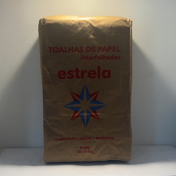 TOALHA DE PAPEL INTERFOLHADAS ESTRELA 20X19cm E2027