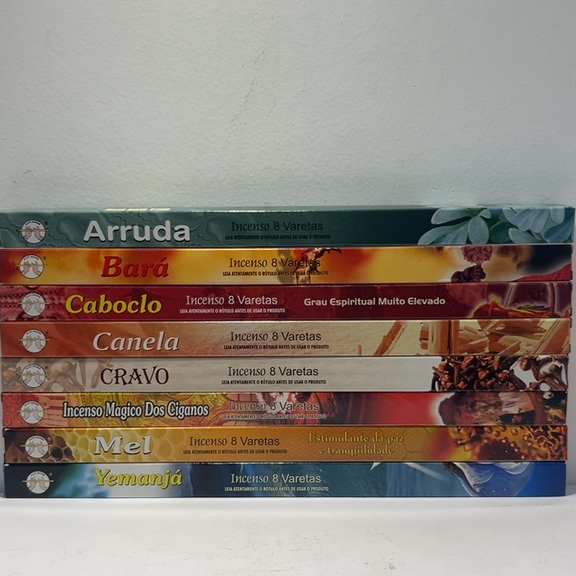 INCENSOS 8 VARETAS MAIS DE 30 opções variáveis