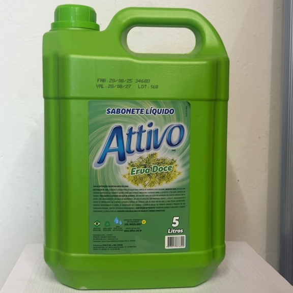 SABONETE LÍQUIDO ATTIVO ERVA DOCE 5L