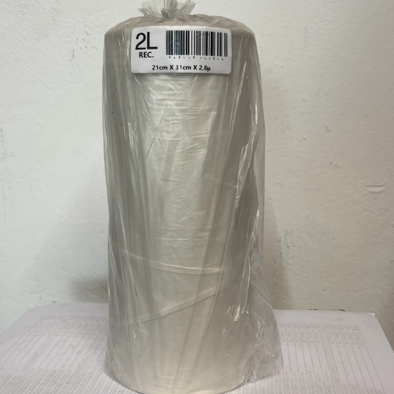 BOBINA PLÁSTICA 2L 21cm X 31cm X 2,8u